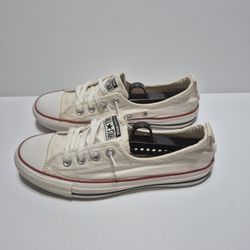 Converse Chuck Taylor All Star Women Size 8.5 Shoreline Ox White W 537084F