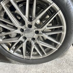 18in Chrome Wheels And Tires 