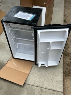 Brand new stainless steel heavy duty, mini refrigerator with freezer