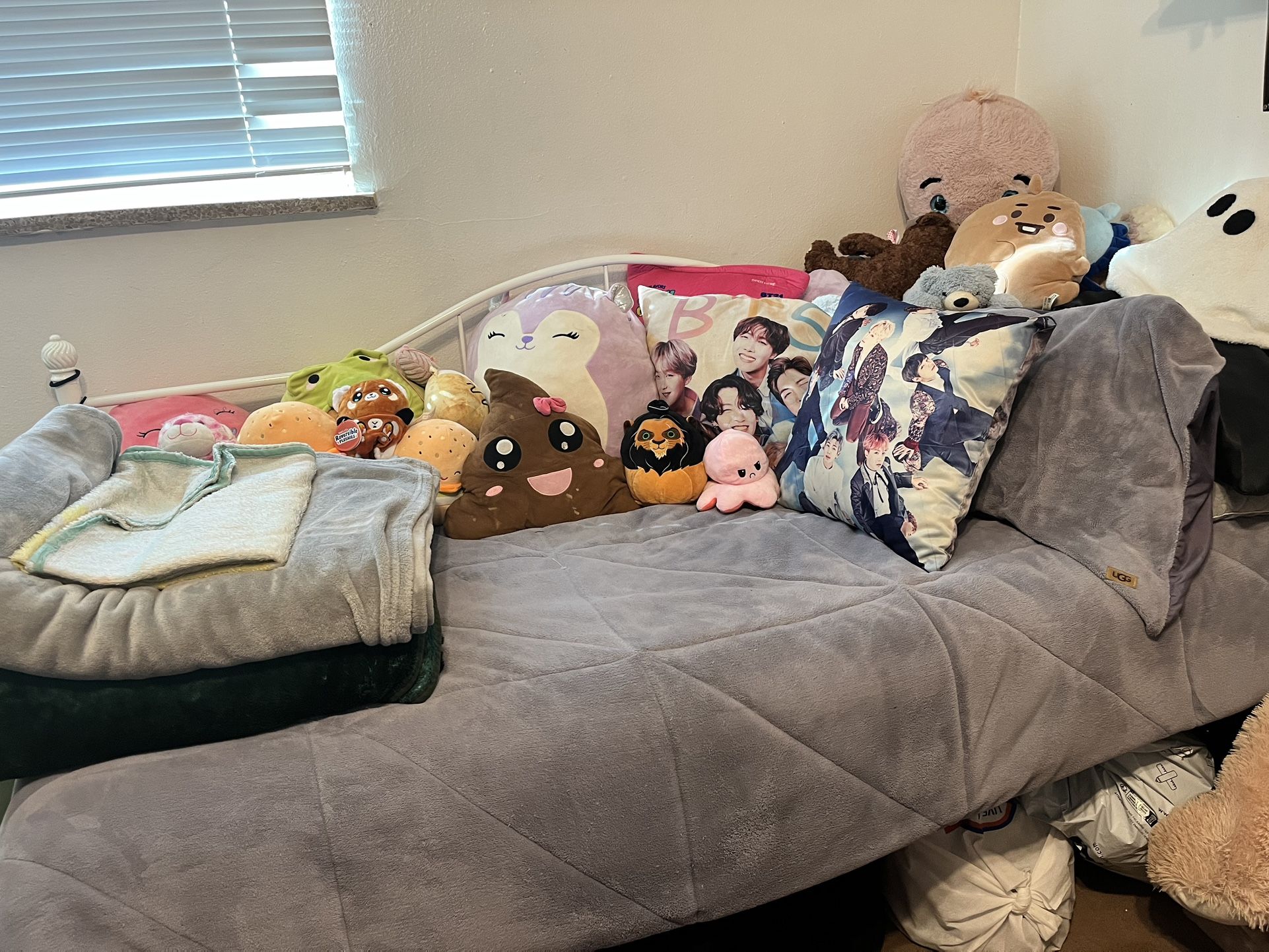 Twin Bed Frame and Mattress