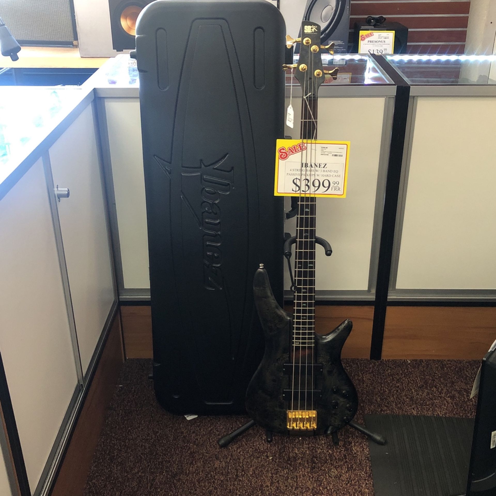 96091 Ibanez Sr800 4 String Bass With Case 527046