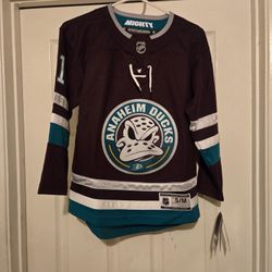 Anaheim Ducks Zegras #11 Mighty Ducks Purple NHL Jersey