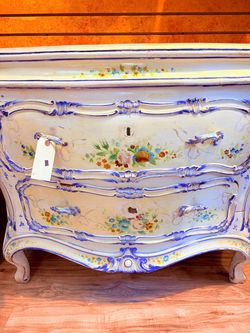Antique French Bombe Dresser