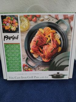 NEW!! Cast Iron Grill Pan!!