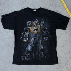Power Ranger Black and blue tshirt size Large