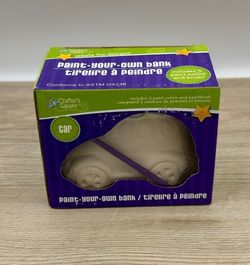 Paint Your Own Car Bank Craft Kit DIY Kids Ceramic Coin Bank Painting Set