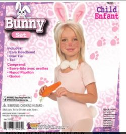 Child Bunny Costume Accessory Set