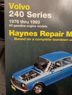 Haynes Repair Manual #97020 Volvo 76-93