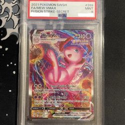 Mew VMAX #269/264 Fusion Strike PSA 9