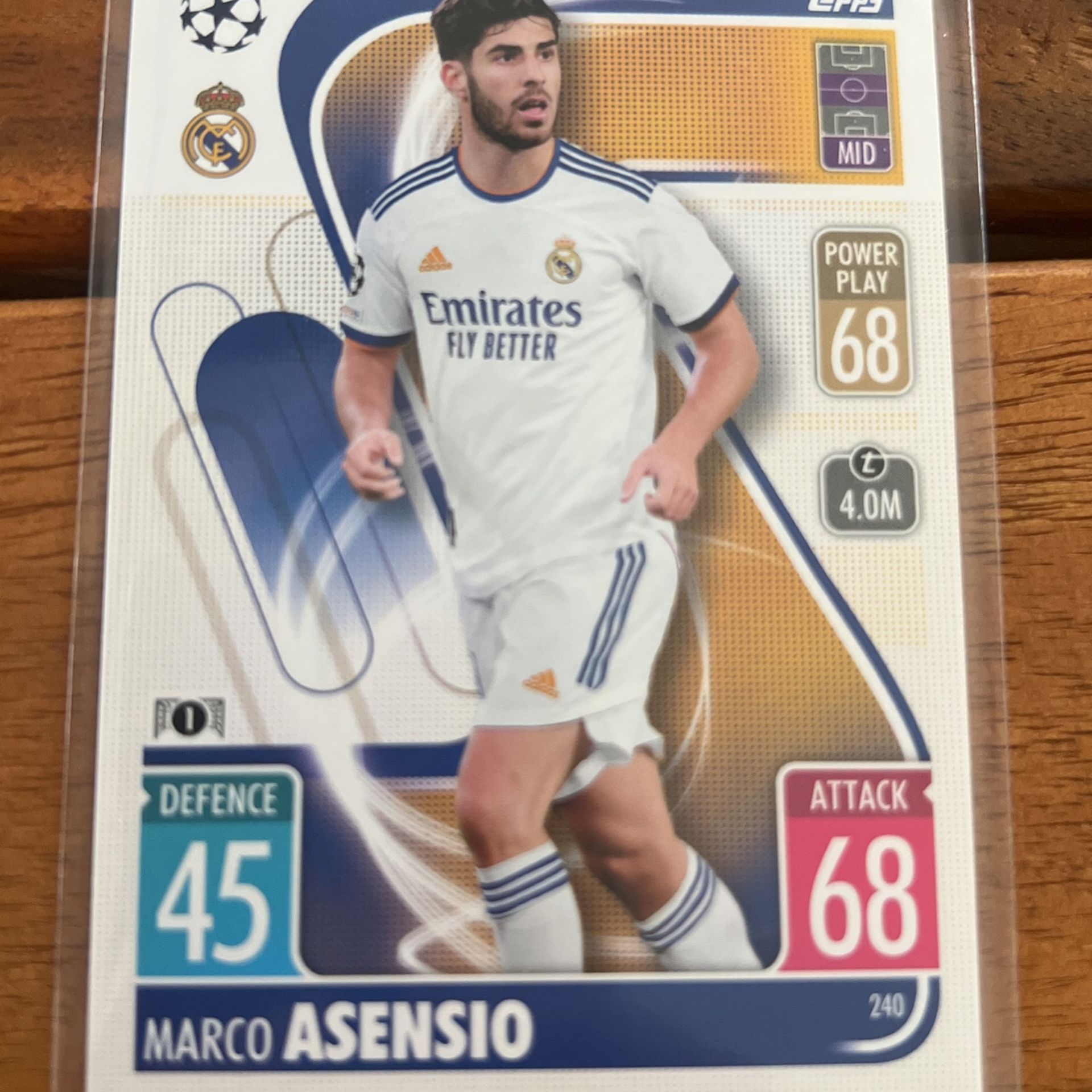 Soccer Trading Card Marco Asensio