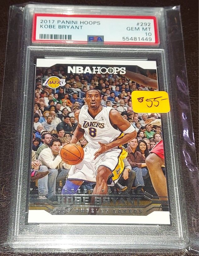 2017 HOOPS KOBE BRYANT CAREER TRIBUTE CARD #292 PSA 10