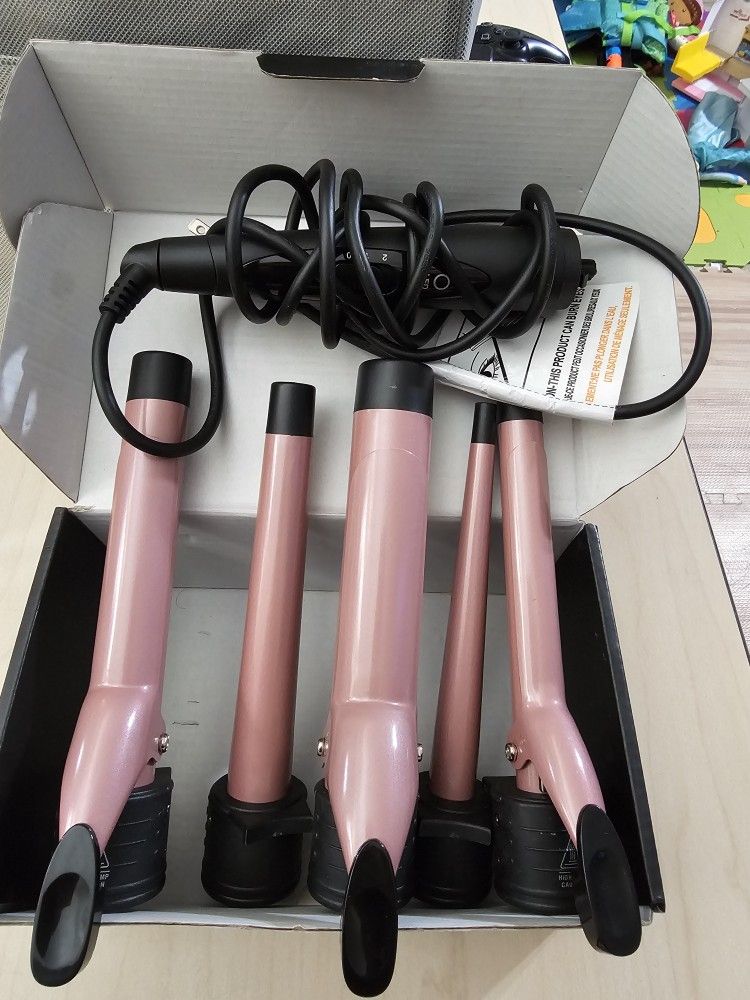 Curling Iron With Attachments 
