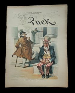 Original/Entire "1896 Puck Magazine