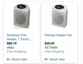 SUNBEAM PORTABLE FAN FORCED HEATER WITH ALCI CORD. ***PRICE:- $25 ( for  Each) RETAILS for $39.99+ Sunbeam Portable Heater Fan with ALCI Cord for  for Sale in Vestavia Hills, AL - OfferUp