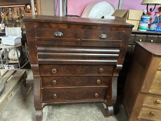 Antique Chest Of Drawers Tall Dresser