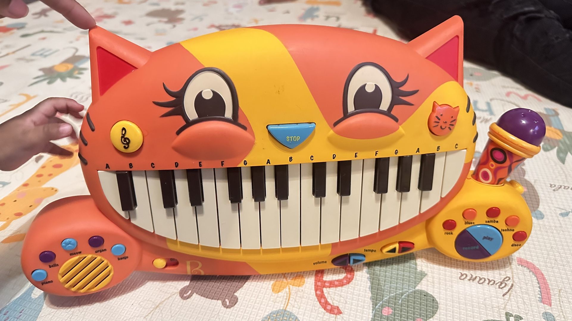 Cat piano With Microphone