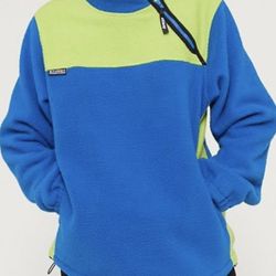 Stussy Drift Fleece Diagonal Half-Zip Sweatshirt 
