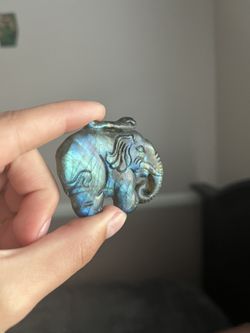 Labradorite Elephant 