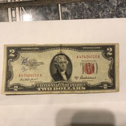 2 dollar bill