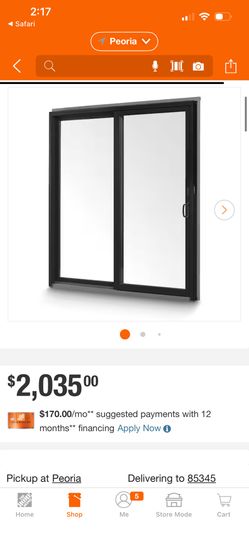 New Anderson patio sliding doors Andersen 70-1/2 in. x 79-1/2 in. 200 Series Black Left-Hand Vinyl-Clad Wood Gliding Patio Door w/ Black Int and Stone