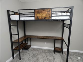 Twin loft bed