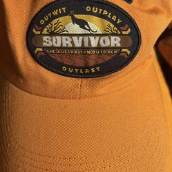 Vintage Australian Survivor Hat And T shirt 