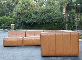 Couch/Sofa Sectional - Camel - Modular - Delivery Available 🚛