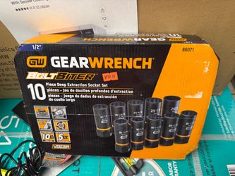 GearWrench BoltBiter 10-Piece Deep Extraction Socket Set