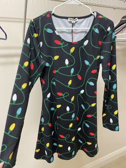 Tipsy Elves Christmas Lights Dress M