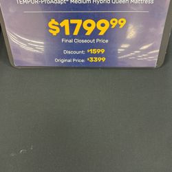 Top Rated QN Mattress Close out!!!!