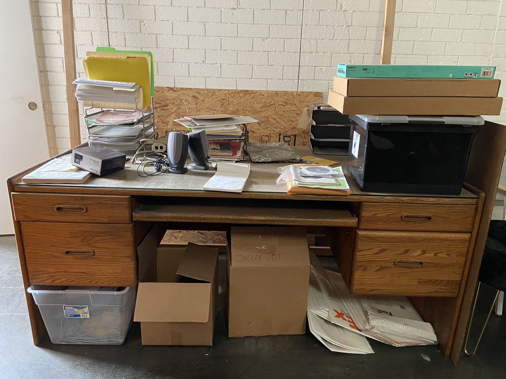5 pc office furniture-FREE