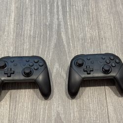 Nintendo Switch Pro Controller x2