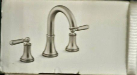 Kohler Capilano 8" Widespread Bathroom Faucet In Brushed Nickel