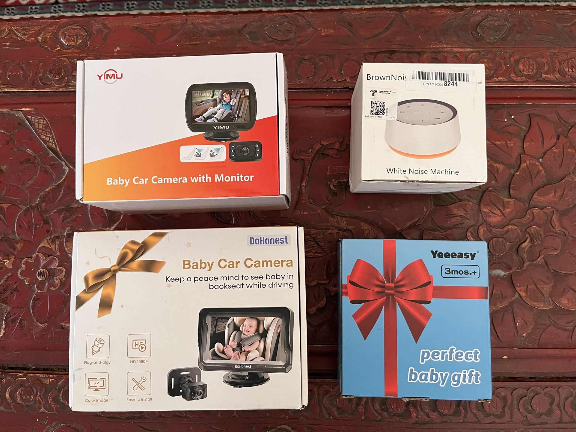 Various Baby Items Baby car Camera , White noise Machine & Water mat