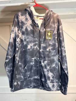 U.S. Army Tie-Dye Zip-Up Hoodie