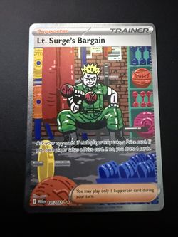 Lt Surge’s Bargain