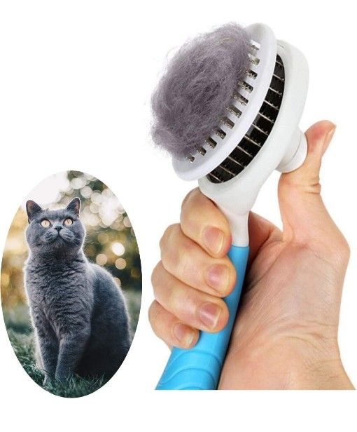 Self Cleaning Pet Hair Brush. Brand New.
