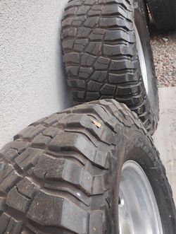 Two black tires/ BF good rich