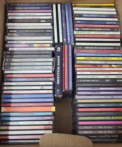Huge variety of over 80 music cds