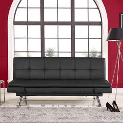 Serta Niles Convertible Sofa, Black, Sofa Bed - Brand New, Unopened in the box