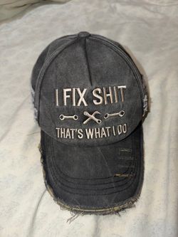 "I Fix Shit" Distressed Baseball Cap
