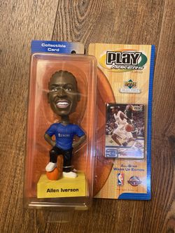 Allen Iverson Upper Deck Philadelphia 76ers Bobblehead And Trading Card