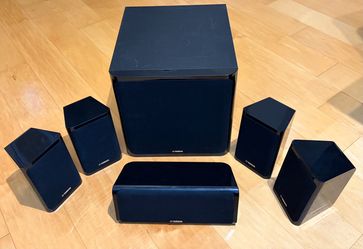 Yamaha 5.1 subwoofer and speakers system
