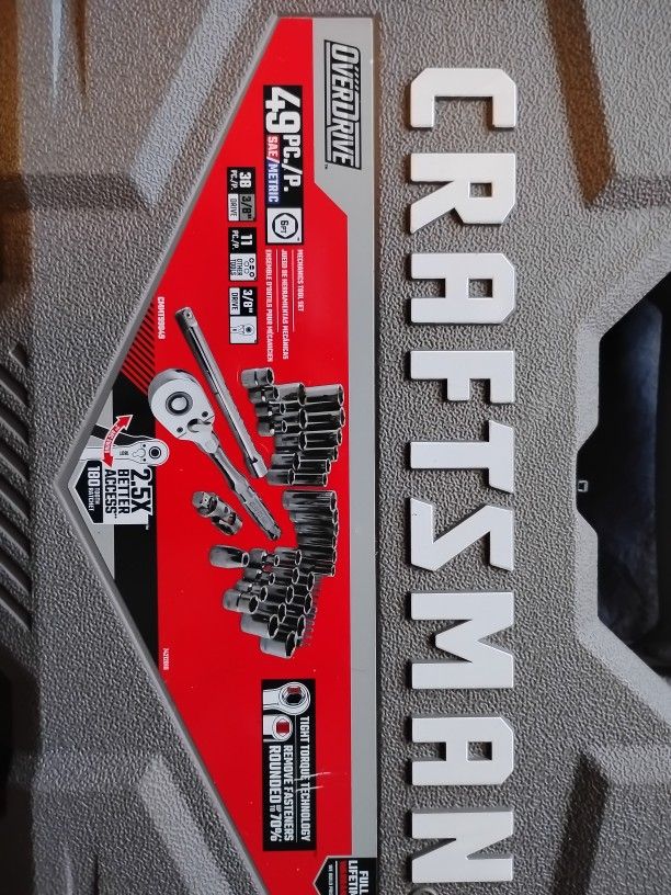Craftsman Overdrive 49 PC SAE-metric