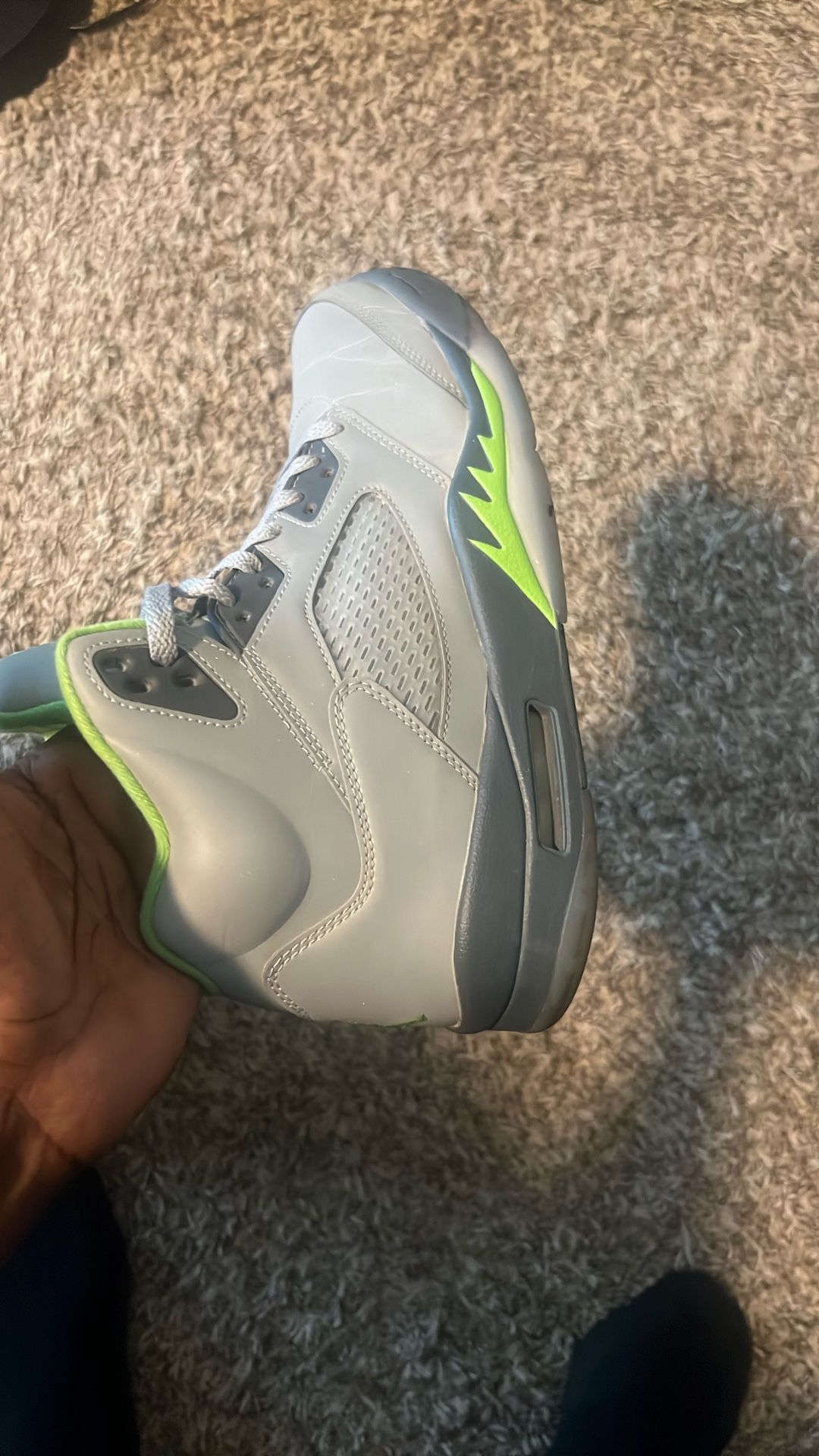 Retro Jordan 5 Green Beans