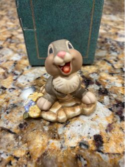 Walt Disney Classic Collection Thumper “Hee Hee Hee” Figurine – Bambi – With COA