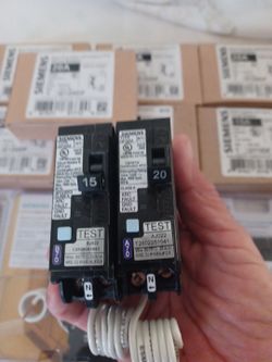Siemens dual function AFCI and GFCI combination 15amp and 20amp brand new in original packaging, with pigtail Q120DFP , Q115DFP