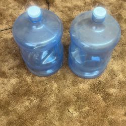 2x 3 Gallon Water Jugs
