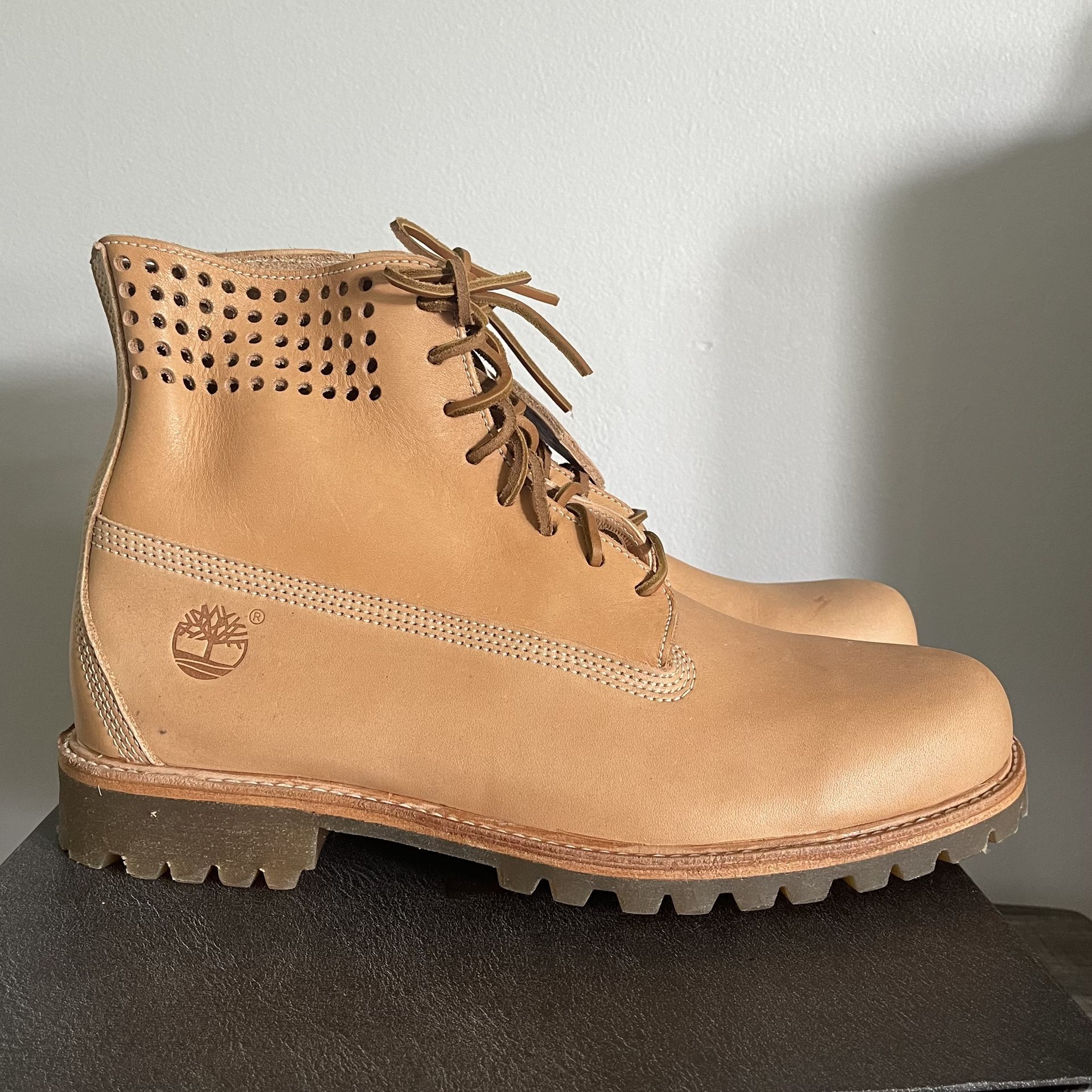 Timberland perforated deals boots