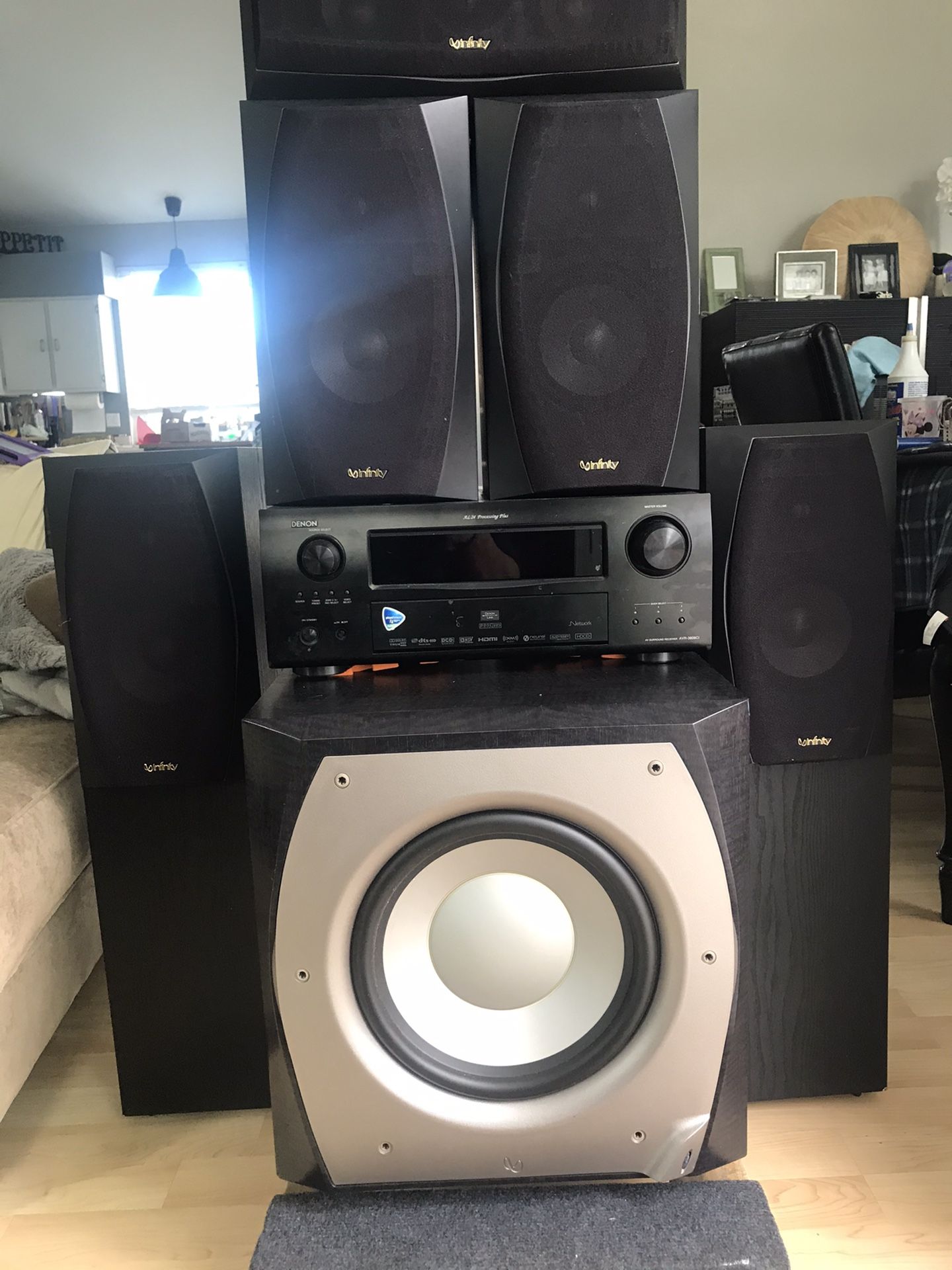 Infinity Entrata 5.1 w Denon, Onkyo, Yamaha, B&k or Pioneer Elite